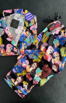 Girls Saten Pijama Takımı