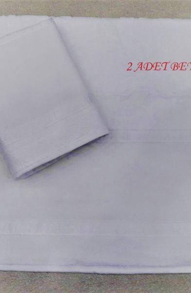 2 ADET Motif Saçaksız Kadife 50x90 İşlemelik Etamin Havlu satın al